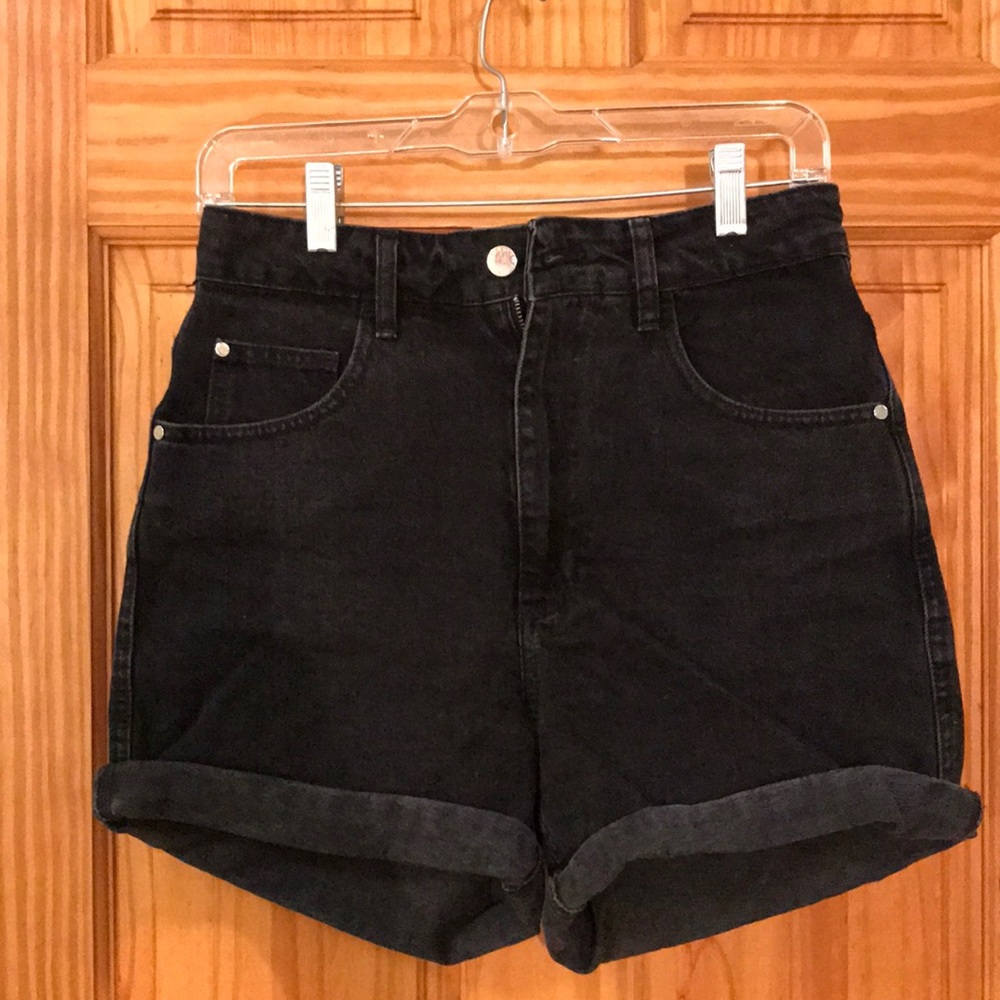 Zara TRF High Waist Denim Shorts